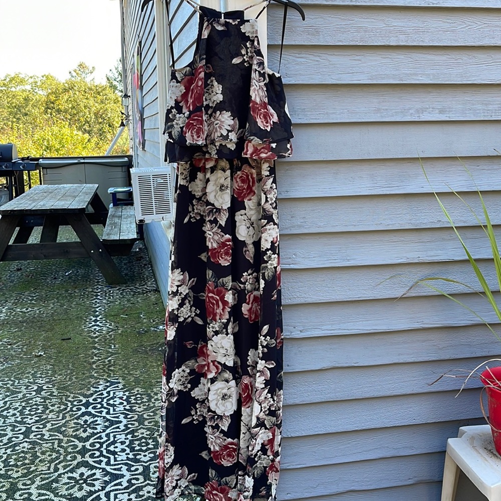 Floral prom dress